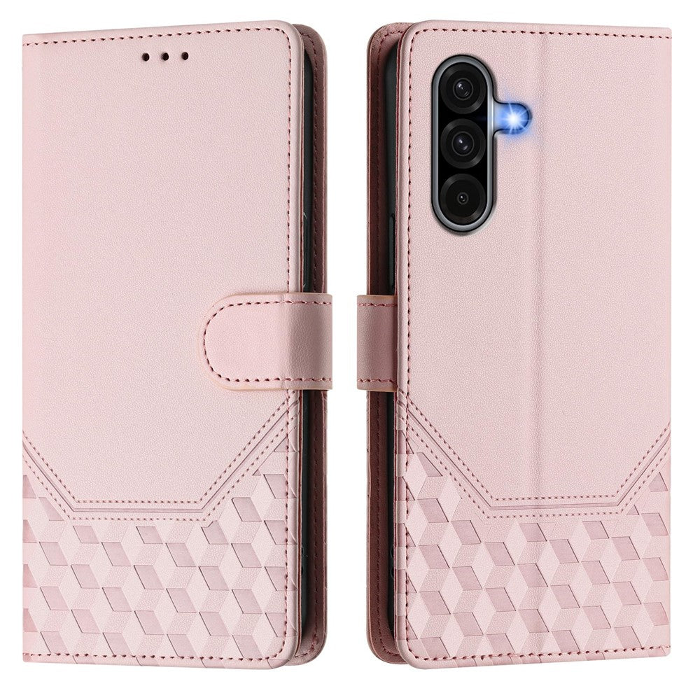 Galaxy A26 5G Lederhülle mit Riemen & RFID-Schutz