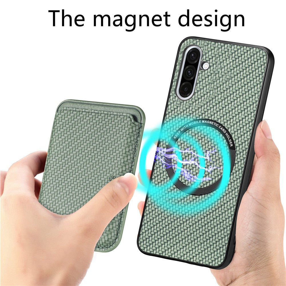 Galaxy A36 5G Schutzhülle – Magnetische abnehmbare Kartenhalter-Rückseite