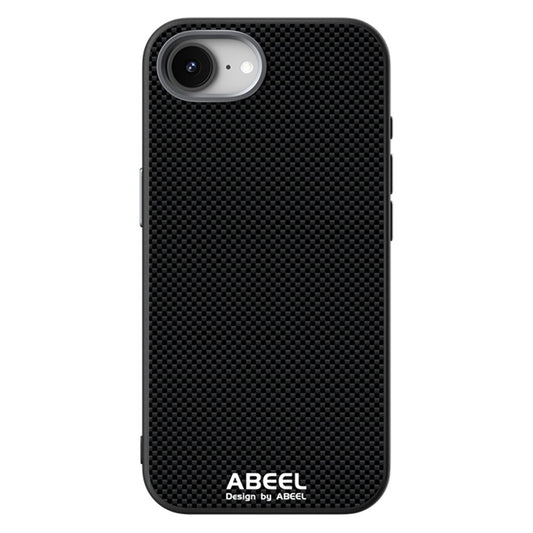 ABEEL For iPhone 17e / 16e Case Hidden Magnetic Printed PC TPU Aluminum Alloy Leather Phone Cover