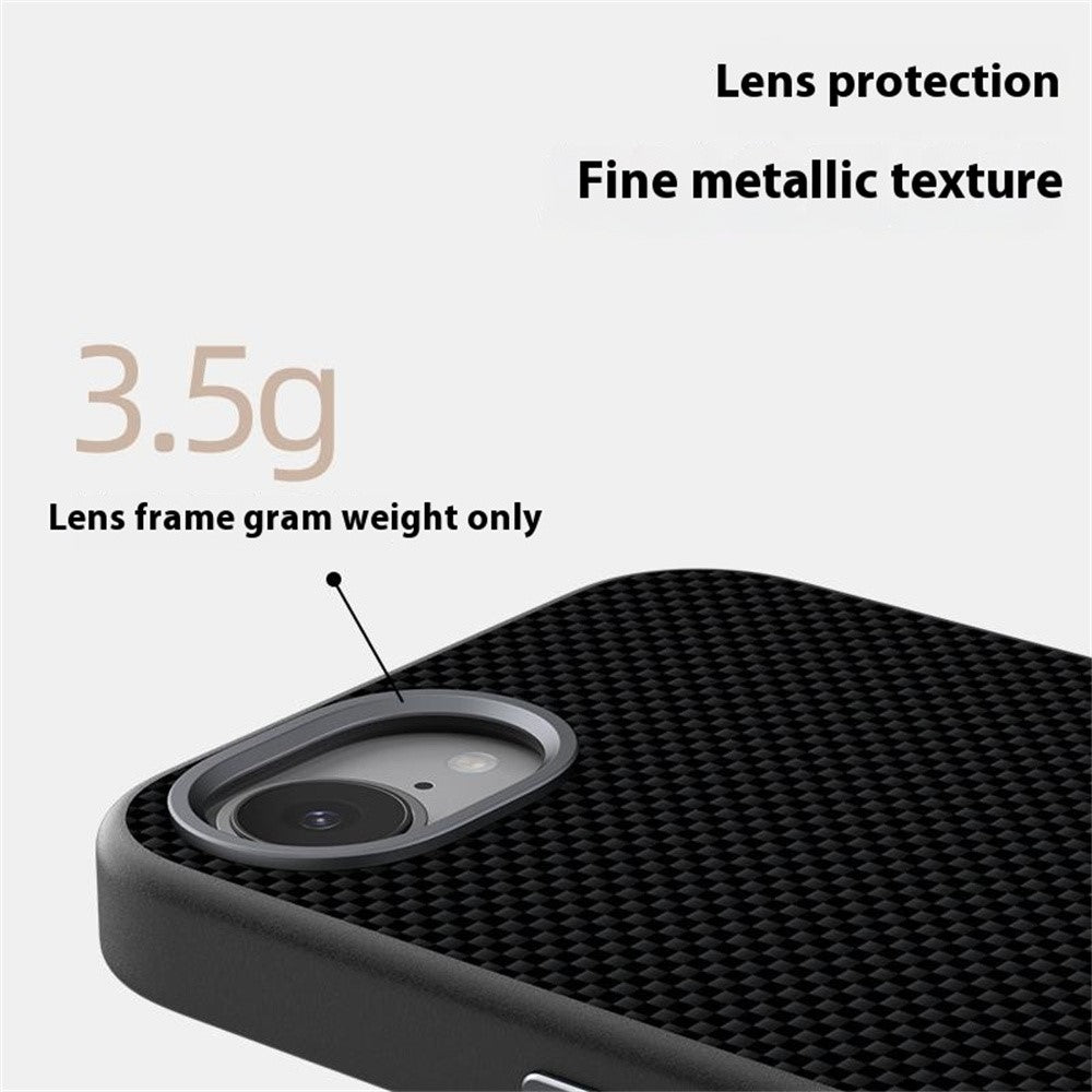 ABEEL For iPhone 17e / 16e Case Hidden Magnetic Printed PC TPU Aluminum Alloy Leather Phone Cover