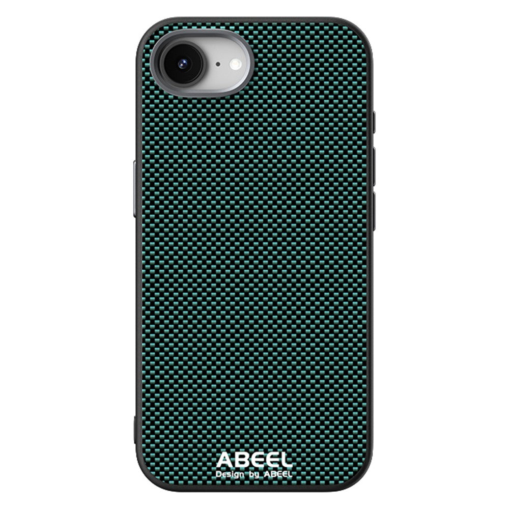 ABEEL For iPhone 17e / 16e Case Hidden Magnetic Printed PC TPU Aluminum Alloy Leather Phone Cover