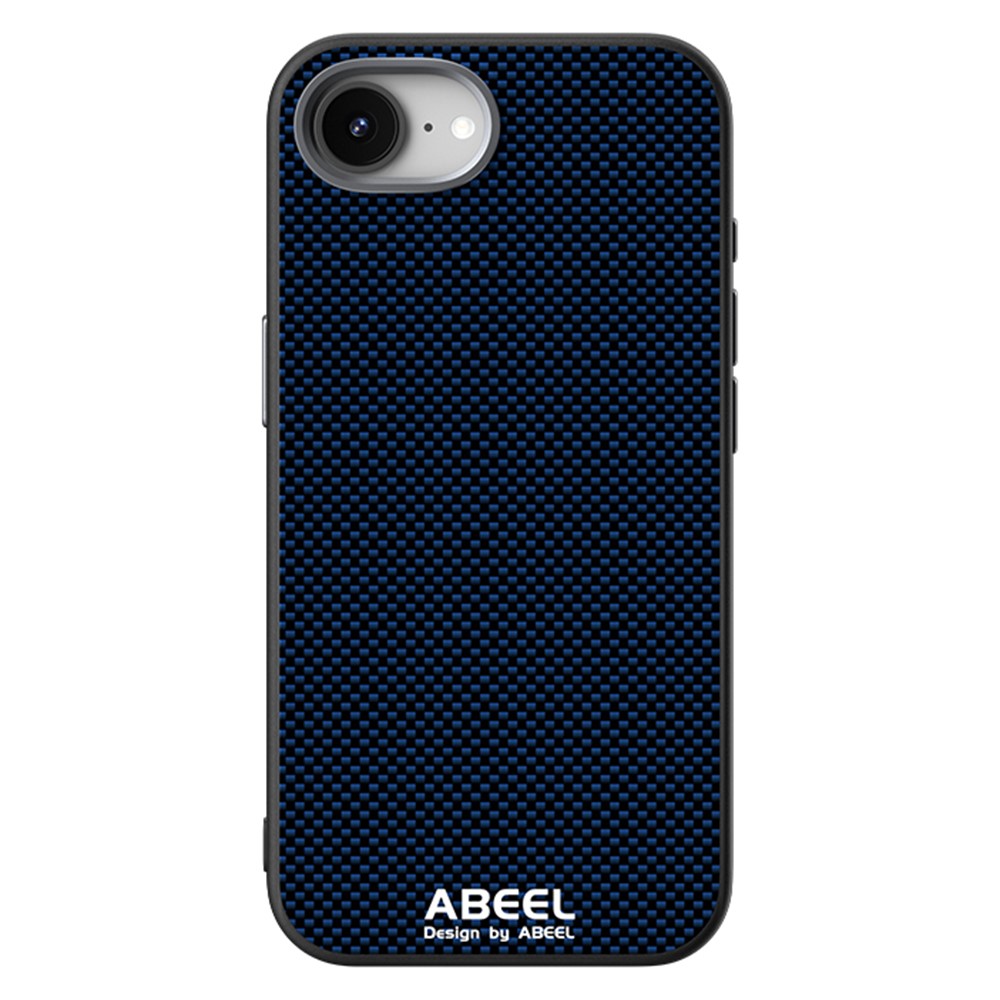 ABEEL For iPhone 17e / 16e Case Hidden Magnetic Printed PC TPU Aluminum Alloy Leather Phone Cover