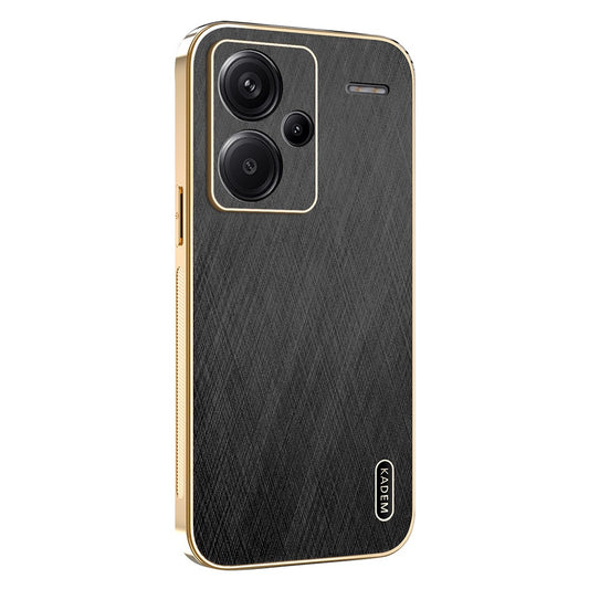 Xiaomi Redmi Note 13 Pro+ 5G Handyhülle – KADEM Gehäuse aus galvanisiertem Seidentextur-PU + TPU
