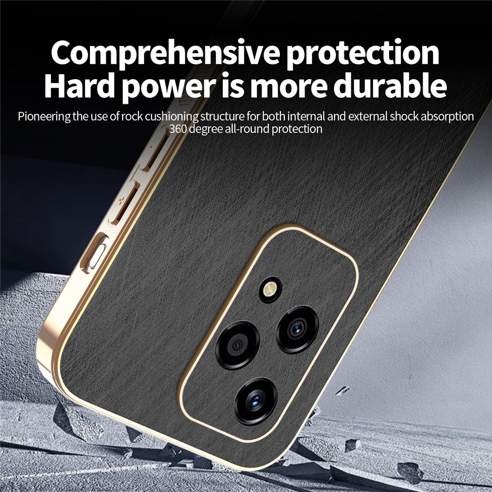 Honor 200 Lite Handyhülle – Aus galvanisiertem & seidenmattem PU + TPU
