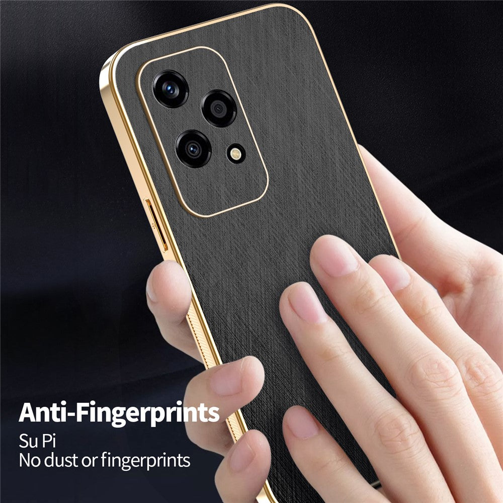 Honor 200 Lite Handyhülle – Aus galvanisiertem & seidenmattem PU + TPU