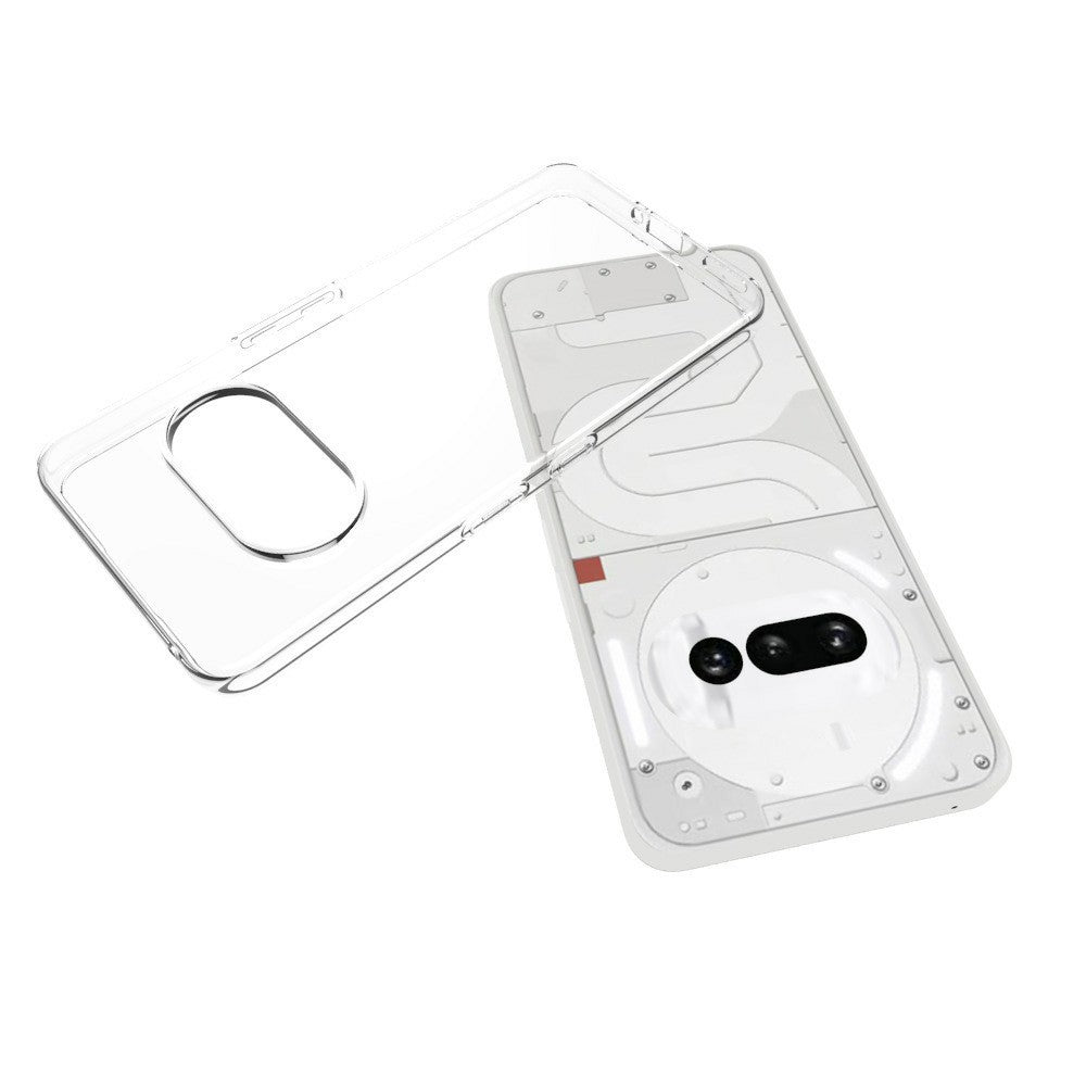 Nothing Phone (3a) Transparente Handyhülle – 2,0 mm dünn, kratzfest, aus TPU
