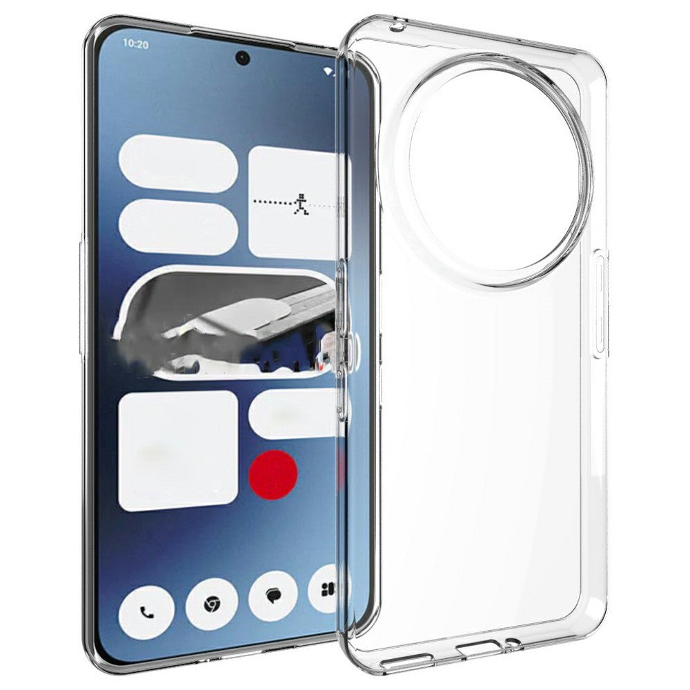 Nothing Phone (3a) Pro Transparente Handyhülle – 2,0 mm dünn, kratzfest, aus TPU