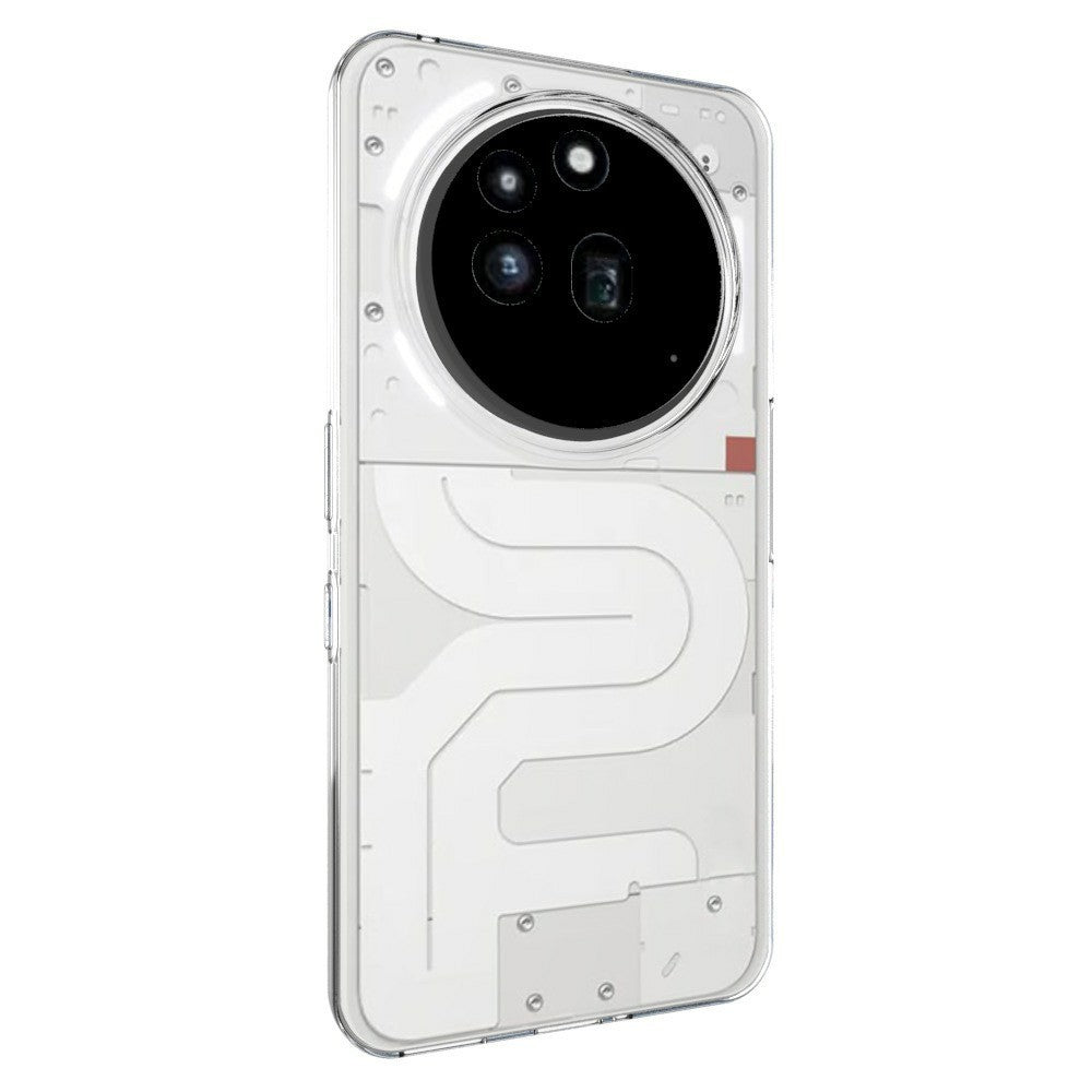 Nothing Phone (3a) Pro Transparente Handyhülle – 2,0 mm dünn, kratzfest, aus TPU
