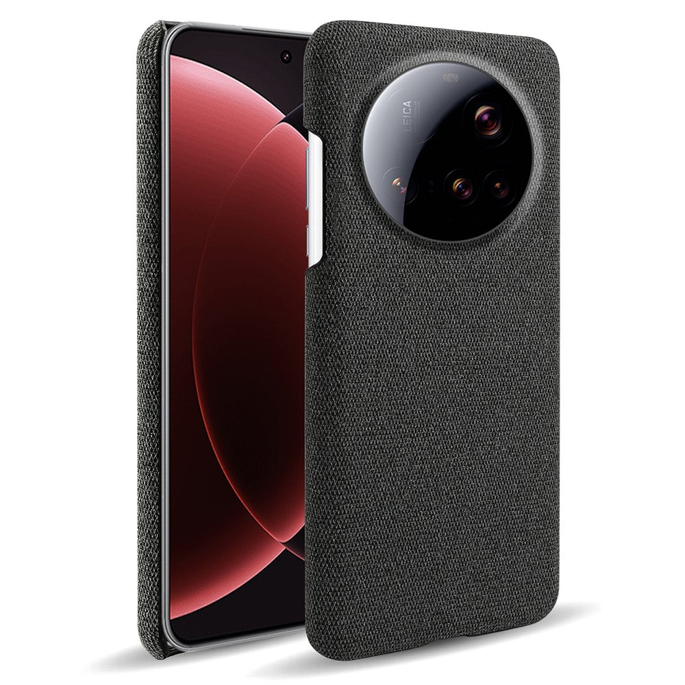 For Xiaomi 15 Ultra Phone Case Cloth Texture Anti-Scratch Protective PC Back Cover