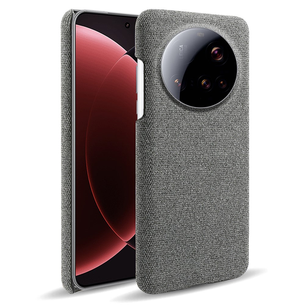 For Xiaomi 15 Ultra Phone Case Cloth Texture Anti-Scratch Protective PC Back Cover