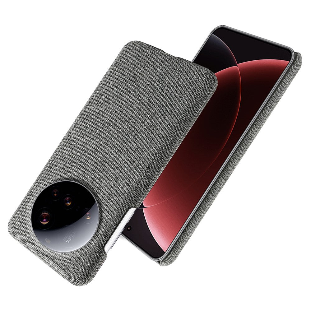 For Xiaomi 15 Ultra Phone Case Cloth Texture Anti-Scratch Protective PC Back Cover