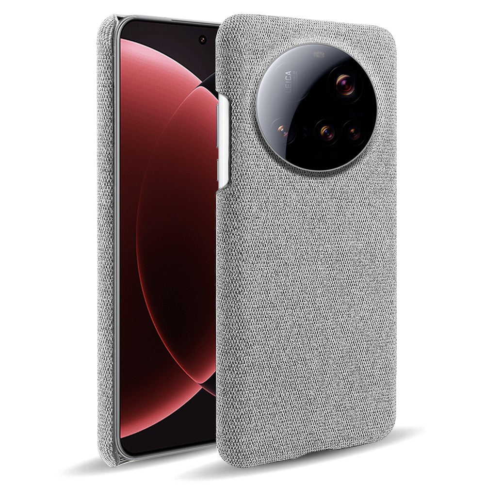 For Xiaomi 15 Ultra Phone Case Cloth Texture Anti-Scratch Protective PC Back Cover