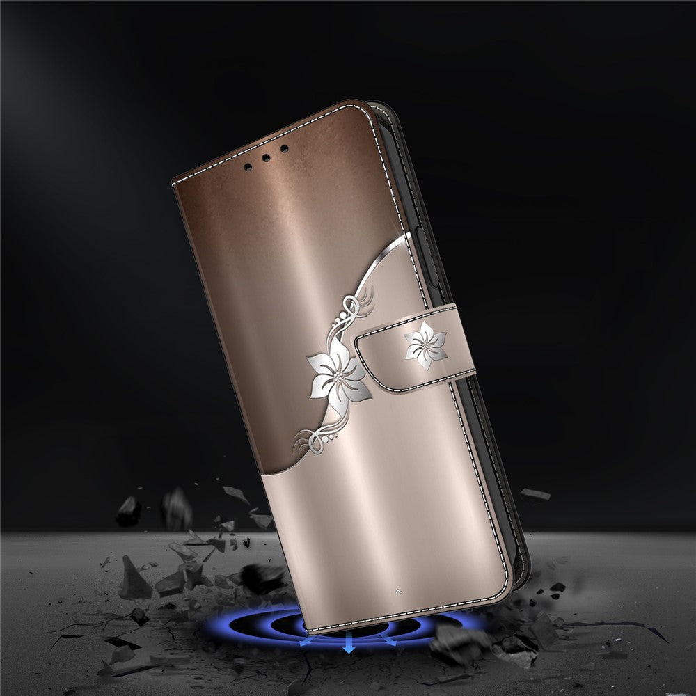 iPhone 16e Wallet-Hülle mit 3D-Muster & Magnetverschluss