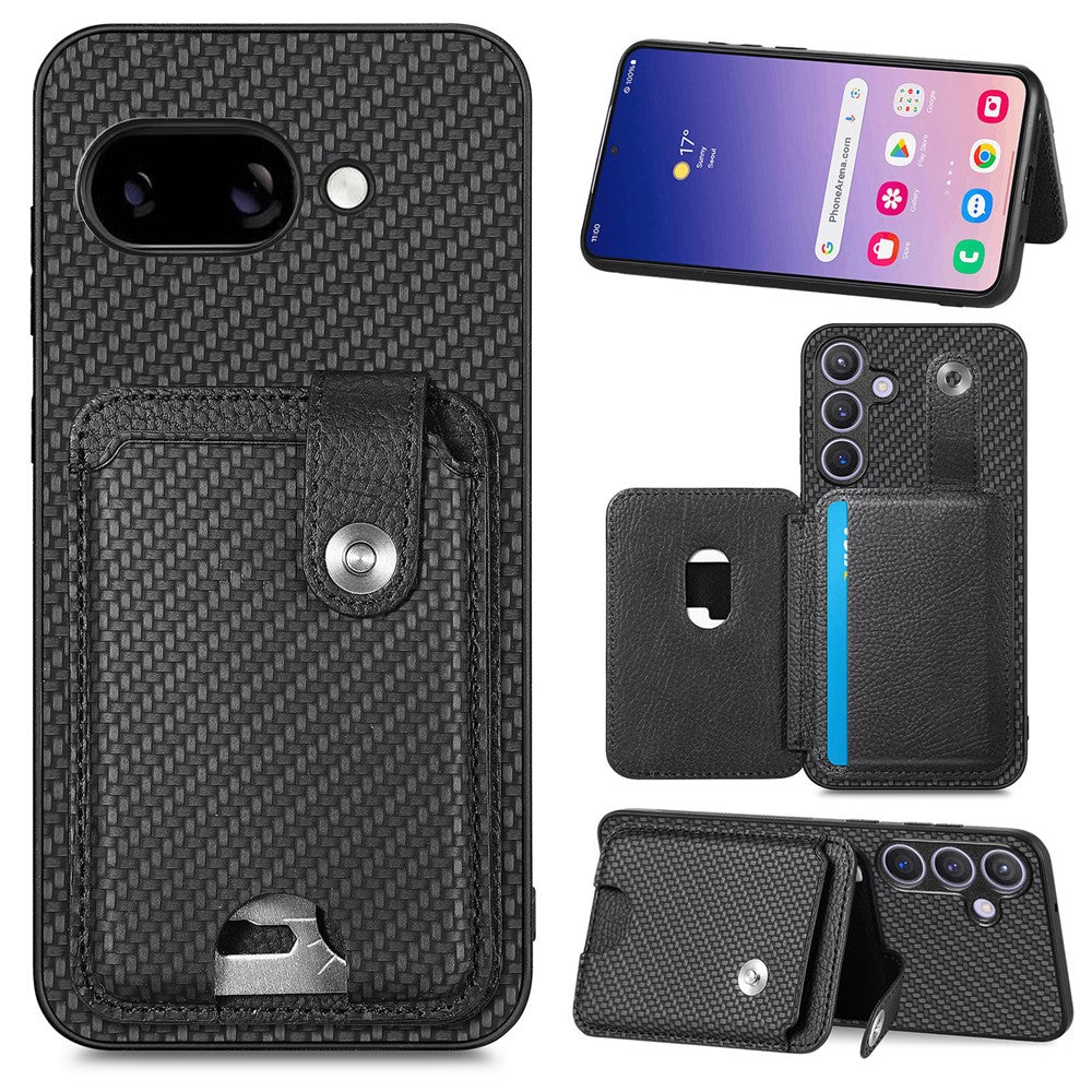 Pixel 9a Schutzhülle – Mit Kartenfächern, Ständer & Kartenwerkzeug
