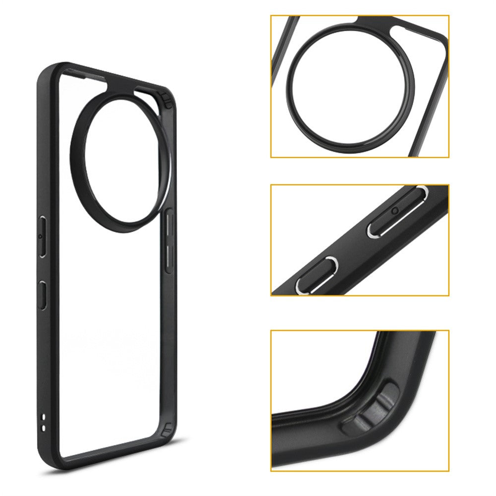 For Nothing Phone (3a) Pro Case Shockproof PC + TPU Clear Back Phone Cover
