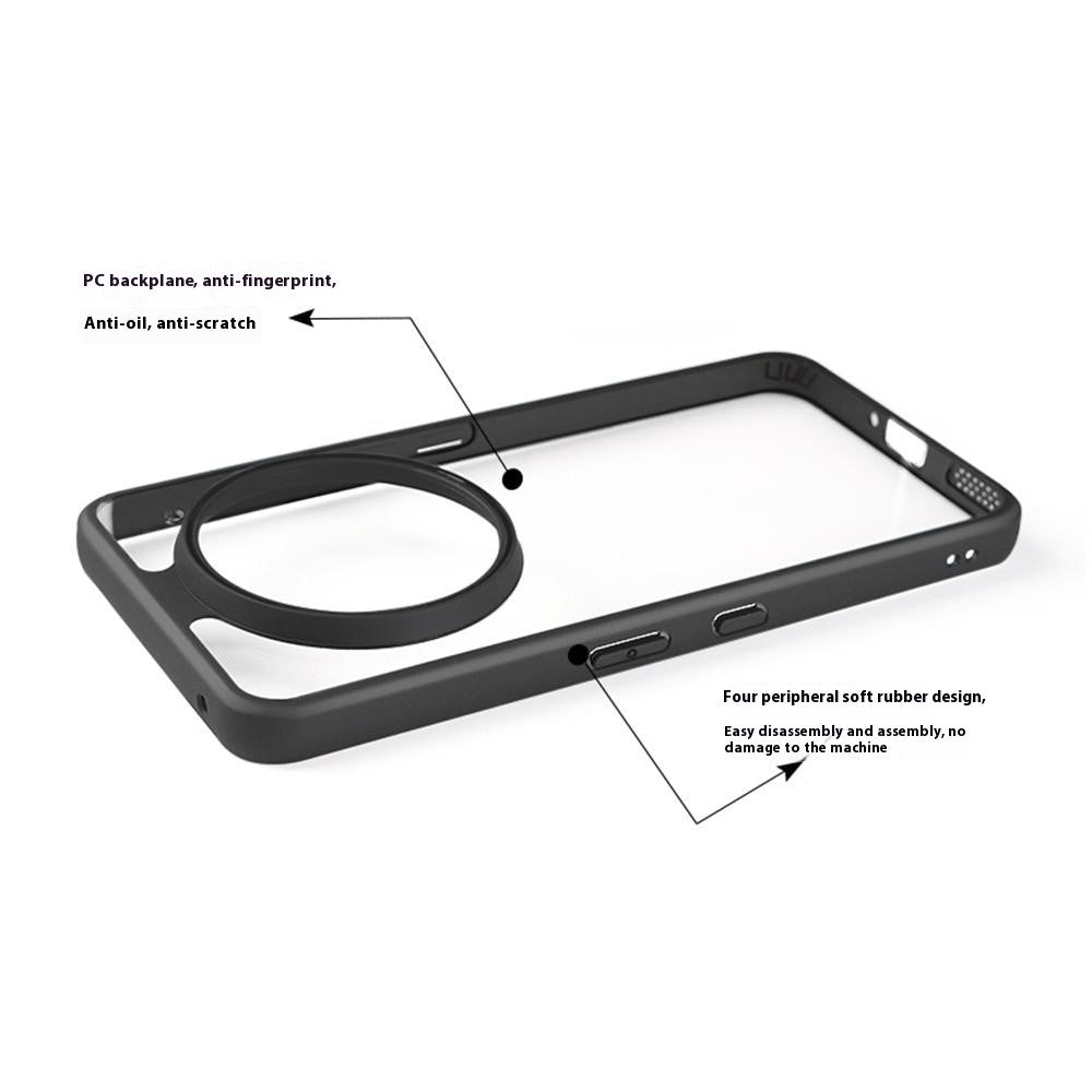 For Nothing Phone (3a) Pro Case Shockproof PC + TPU Clear Back Phone Cover