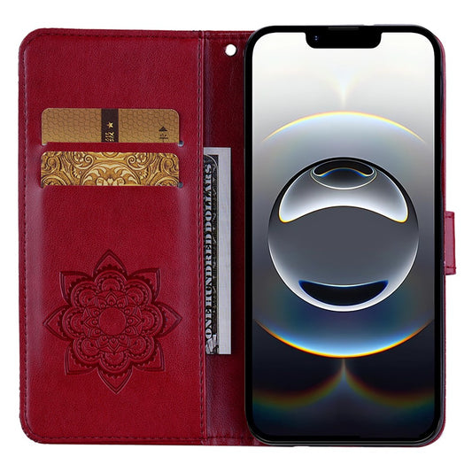 iPhone 16e Handyhülle mit Eulenmuster & Strass-Steinen