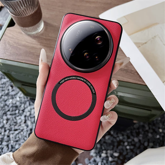 Xiaomi 15 Ultra Handyhülle – Magnetische , stoßfest, PU-Leder + TPU-Abdeckung