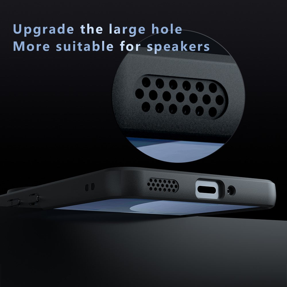 Nothing Phone (3a) Pro Handyhülle – Aus TPU + PC, matte Handy-Rückseite, Transparent Schwarz