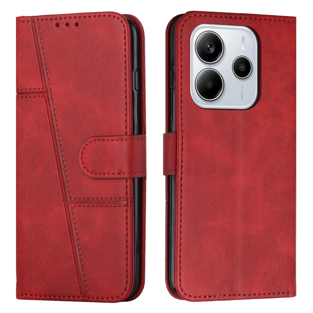 For Xiaomi Redmi Note 14 4G (164.84mm) Case Leather Stand Protective Phone Cover