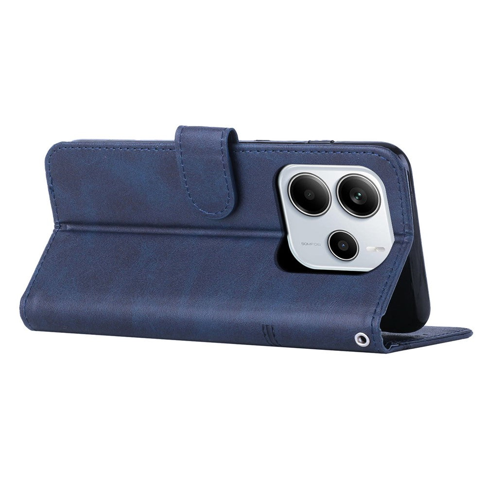 For Xiaomi Redmi Note 14 4G (164.84mm) Case Leather Stand Protective Phone Cover