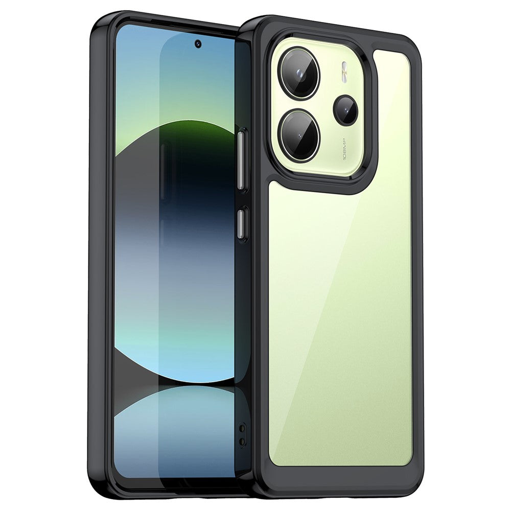 For Xiaomi Redmi Note 14 4G (164.84mm) Case TPU + Acrylic Protective Clear Phone Cover