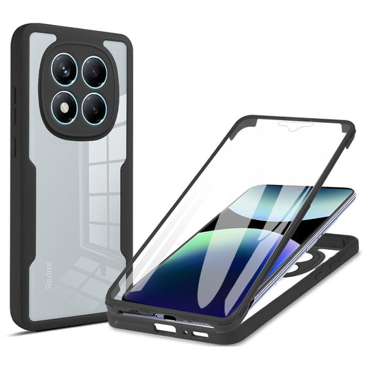Xiaomi Redmi Note 14 Pro 4G Handyhülle – Gehäuse aus Acryl + transparenter TPU- mit PET-Bildschirmfolie