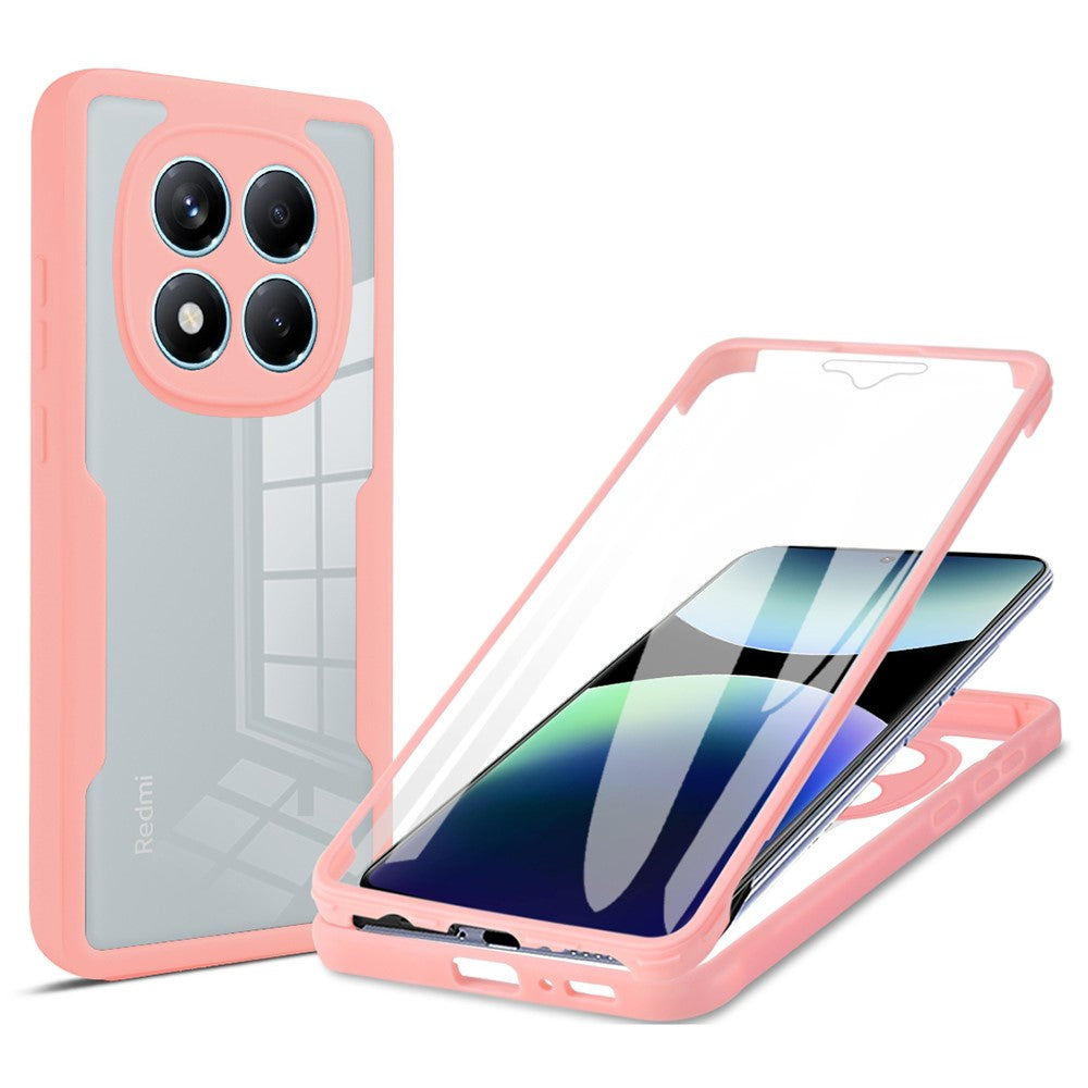For Xiaomi Redmi Note 14 Pro 4G Case Acrylic + TPU Clear Phone Cover with PET Screen Film