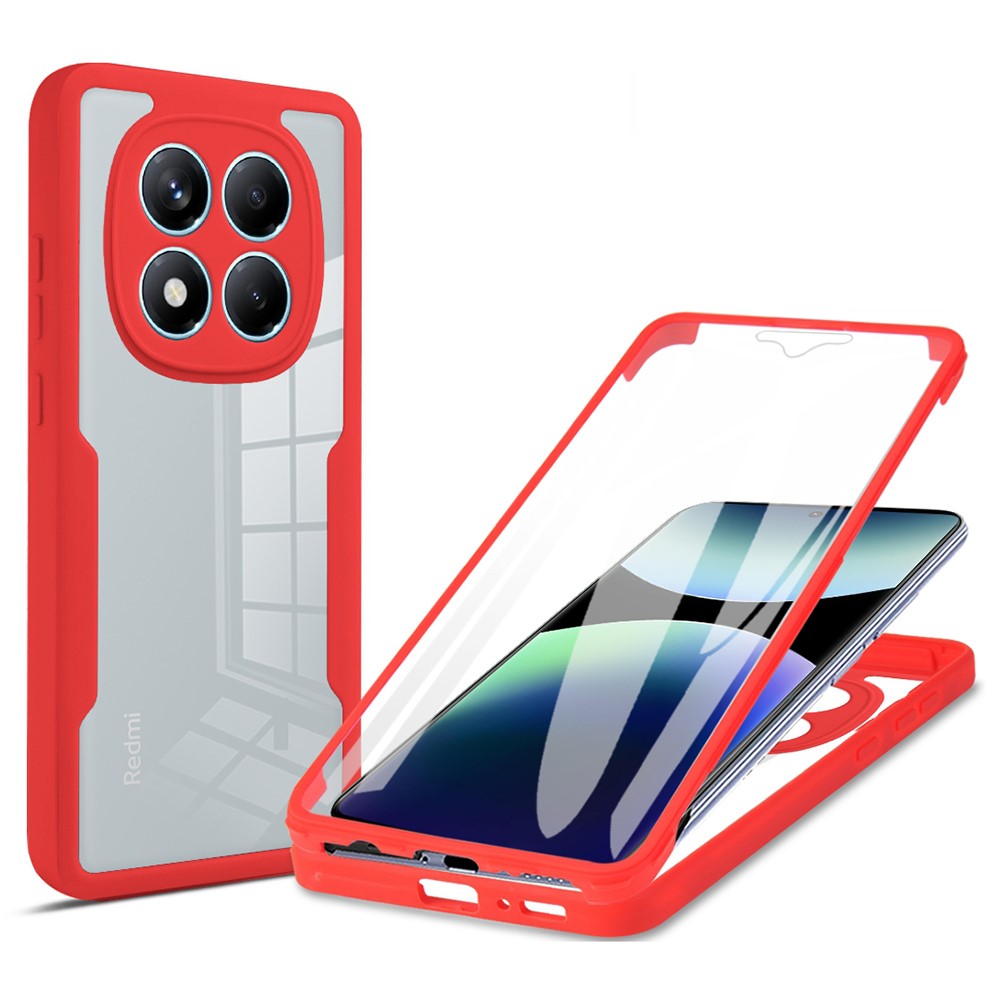For Xiaomi Redmi Note 14 Pro 4G Case Acrylic + TPU Clear Phone Cover with PET Screen Film