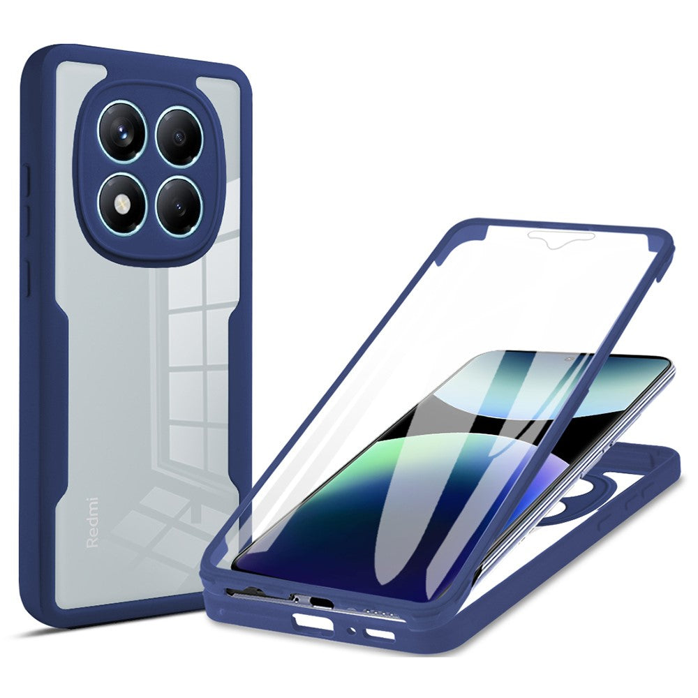 For Xiaomi Redmi Note 14 Pro 4G Case Acrylic + TPU Clear Phone Cover with PET Screen Film