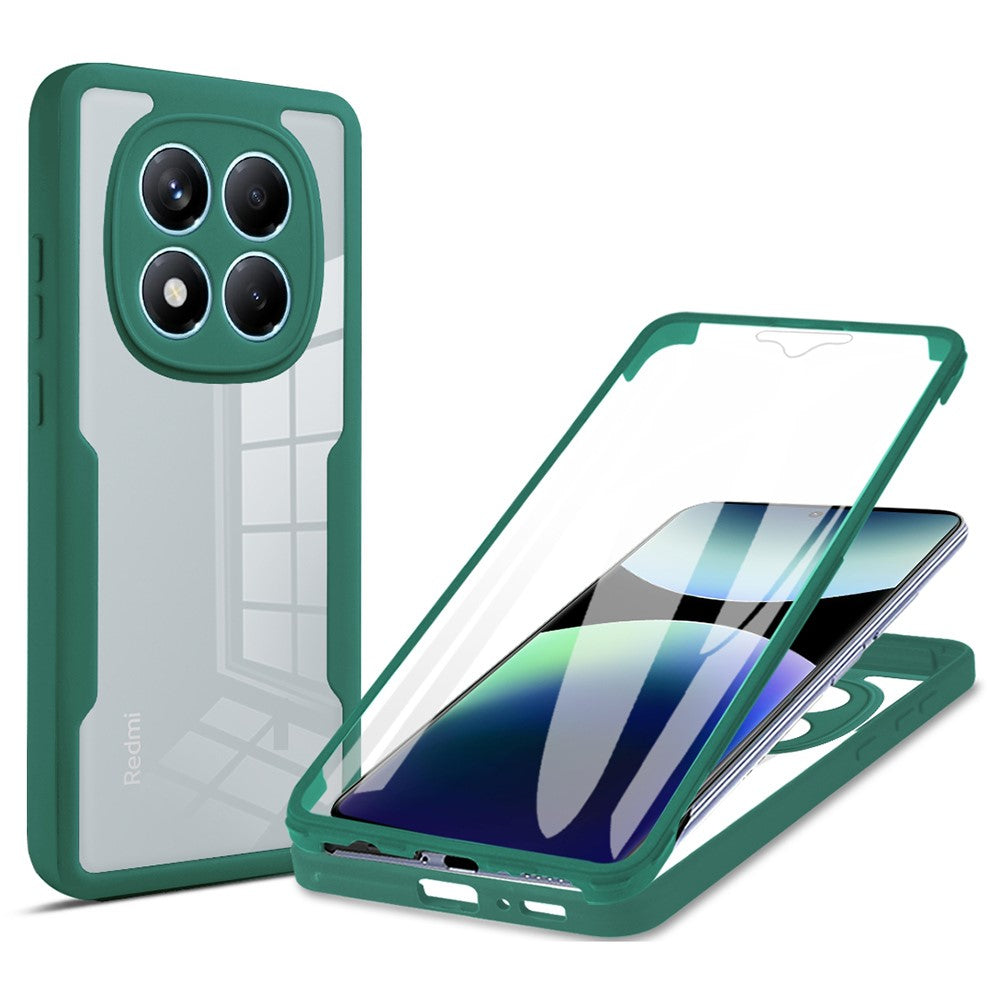 For Xiaomi Redmi Note 14 Pro 4G Case Acrylic + TPU Clear Phone Cover with PET Screen Film