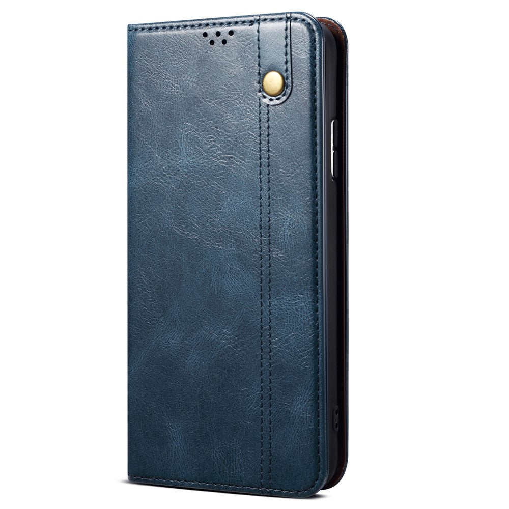 For Nothing Phone (3a) Case Crazy Horse Texture Waxy Leather Wallet Stand Phone Cover