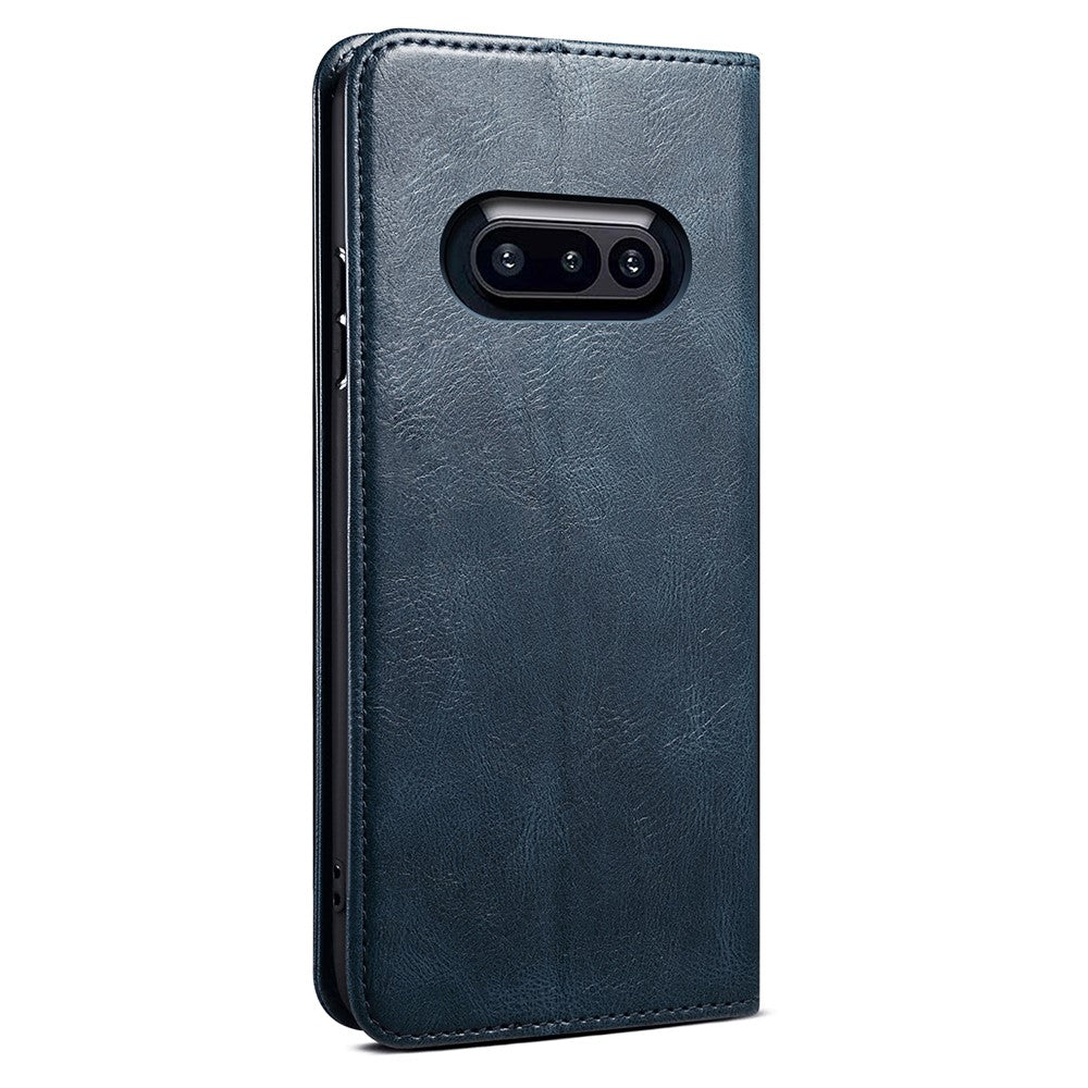For Nothing Phone (3a) Case Crazy Horse Texture Waxy Leather Wallet Stand Phone Cover