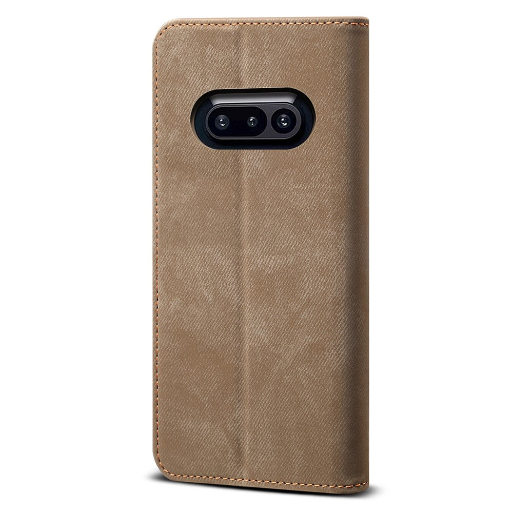 Nothing Phone (3a) Handyhülle – Mit Jeansstoff-Textur, PU-Leder, Standfunktion, magnetischer Automatikverschluss, Rundumschutz, mit Brieftasche