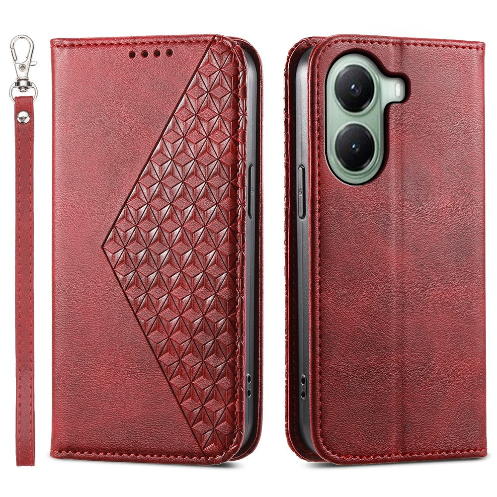 For Xiaomi Poco X7 Pro 5G  /  Redmi Turbo 4 5G Case Calf Texture PU Leather Phone Cover with Wallet