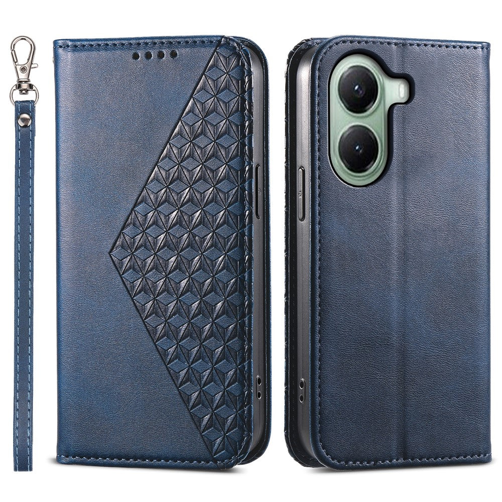 For Xiaomi Poco X7 Pro 5G  /  Redmi Turbo 4 5G Case Calf Texture PU Leather Phone Cover with Wallet
