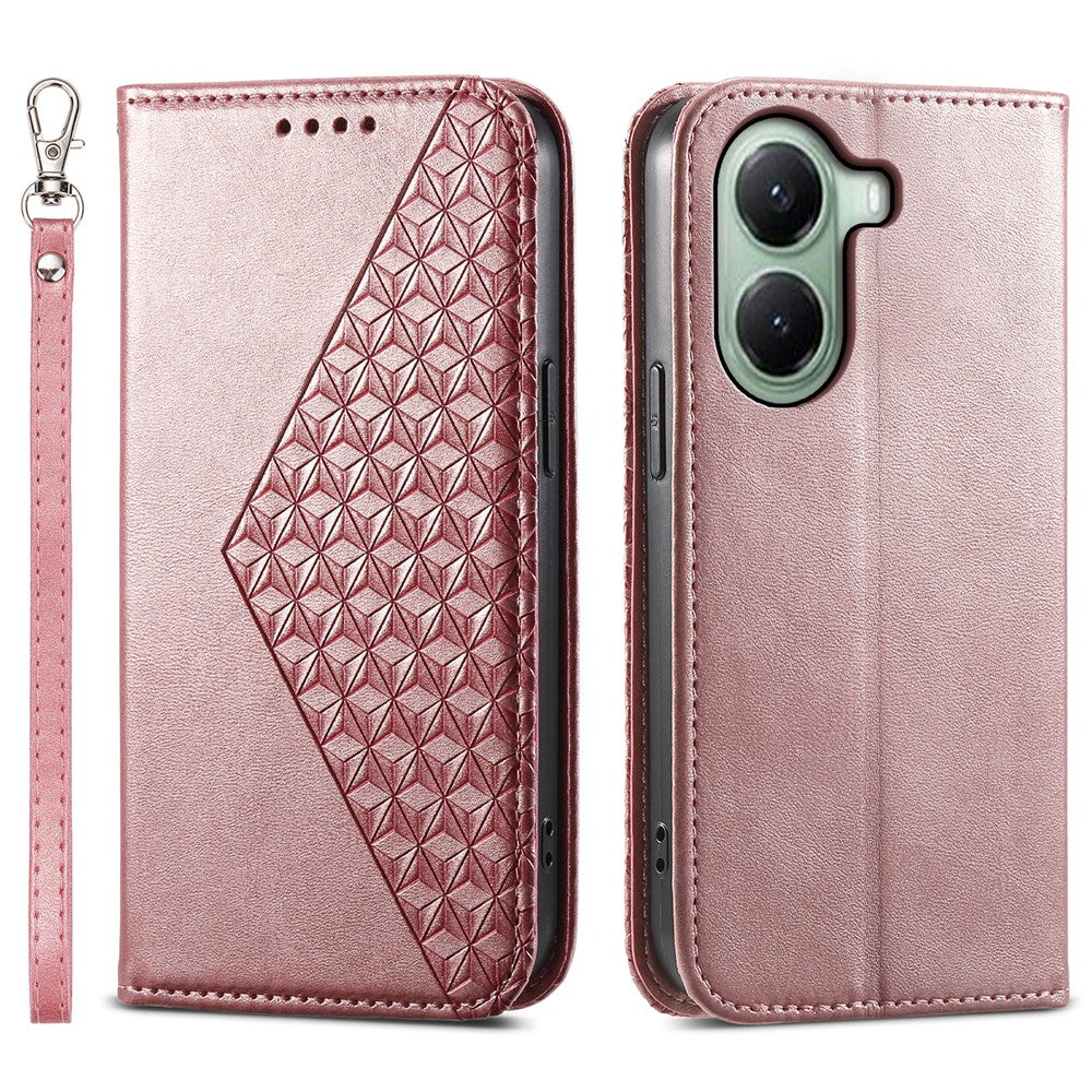 For Xiaomi Poco X7 Pro 5G  /  Redmi Turbo 4 5G Case Calf Texture PU Leather Phone Cover with Wallet