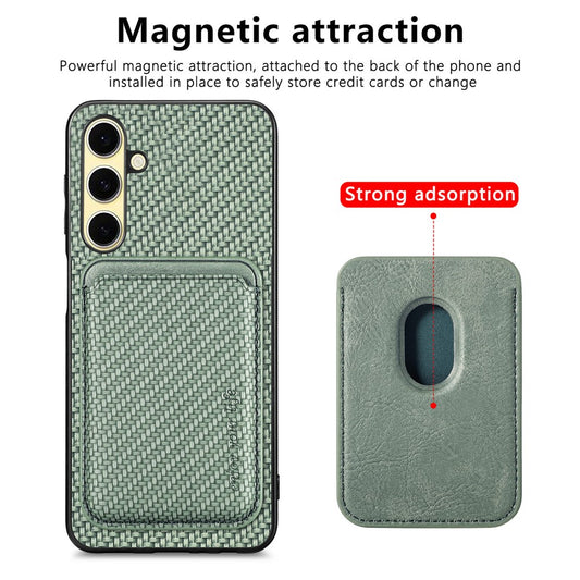 Galaxy A26 5G Schutzhülle – Magnetische abnehmbare Kartenhalter-Rückseite