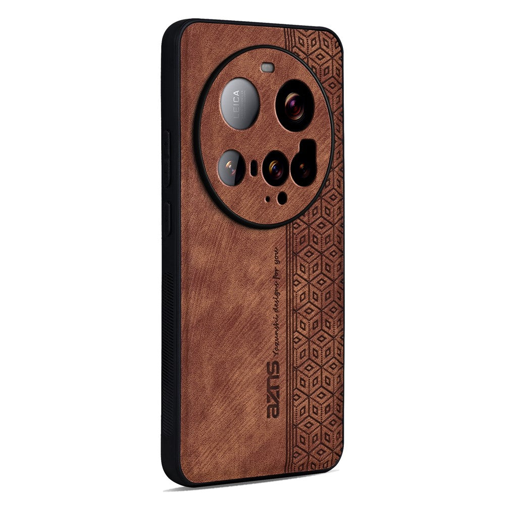 AZNS For Xiaomi 15 Ultra Case Protective PU Leather Covered TPU Phone Shell