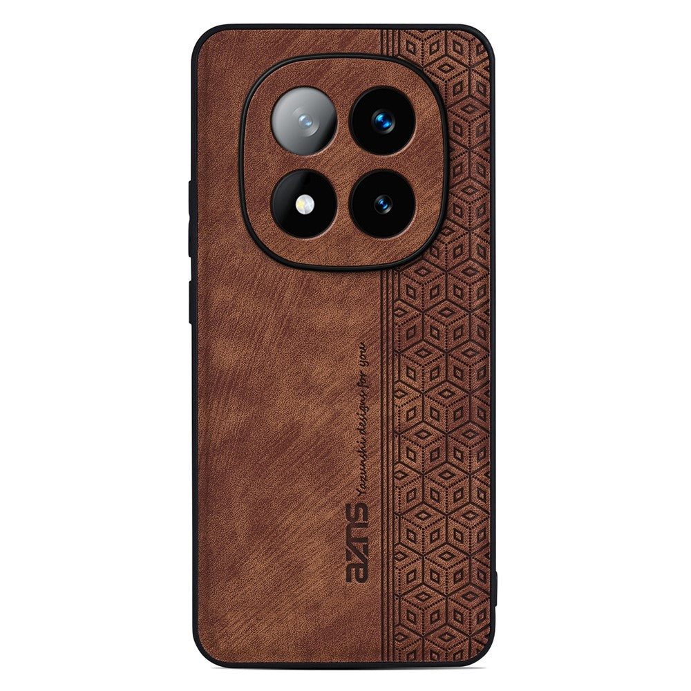 AZNS For Xiaomi Redmi Note 14 Pro 4G Case Protective PU Leather Covered TPU Phone Shell