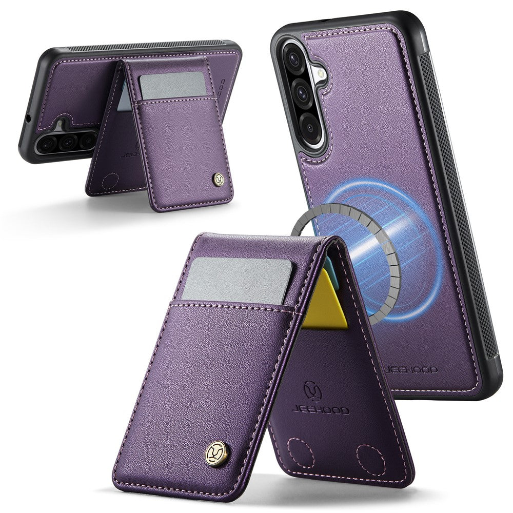 Galaxy A26 5G Leder-Hülle mit Kartenfach & RFID-Schutz – MagSafe kompatibel