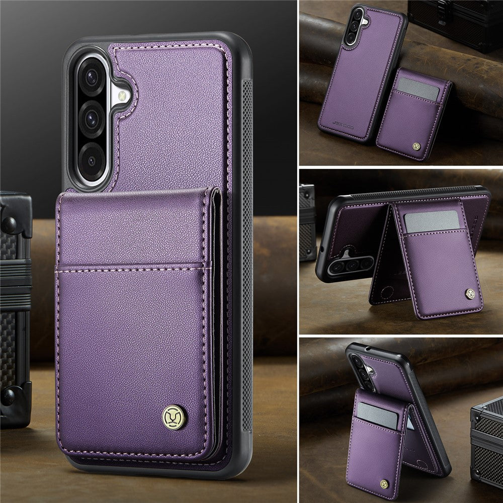 Galaxy A26 5G Leder-Hülle mit Kartenfach & RFID-Schutz – MagSafe kompatibel
