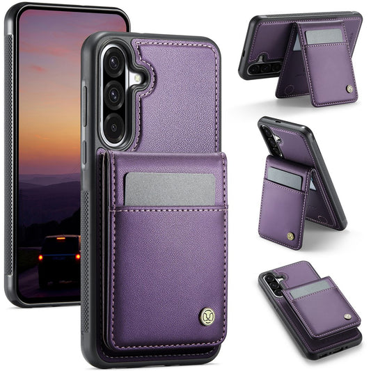 Galaxy A56 5G Leder-Hülle mit Kartenfach & RFID-Schutz – MagSafe kompatibel