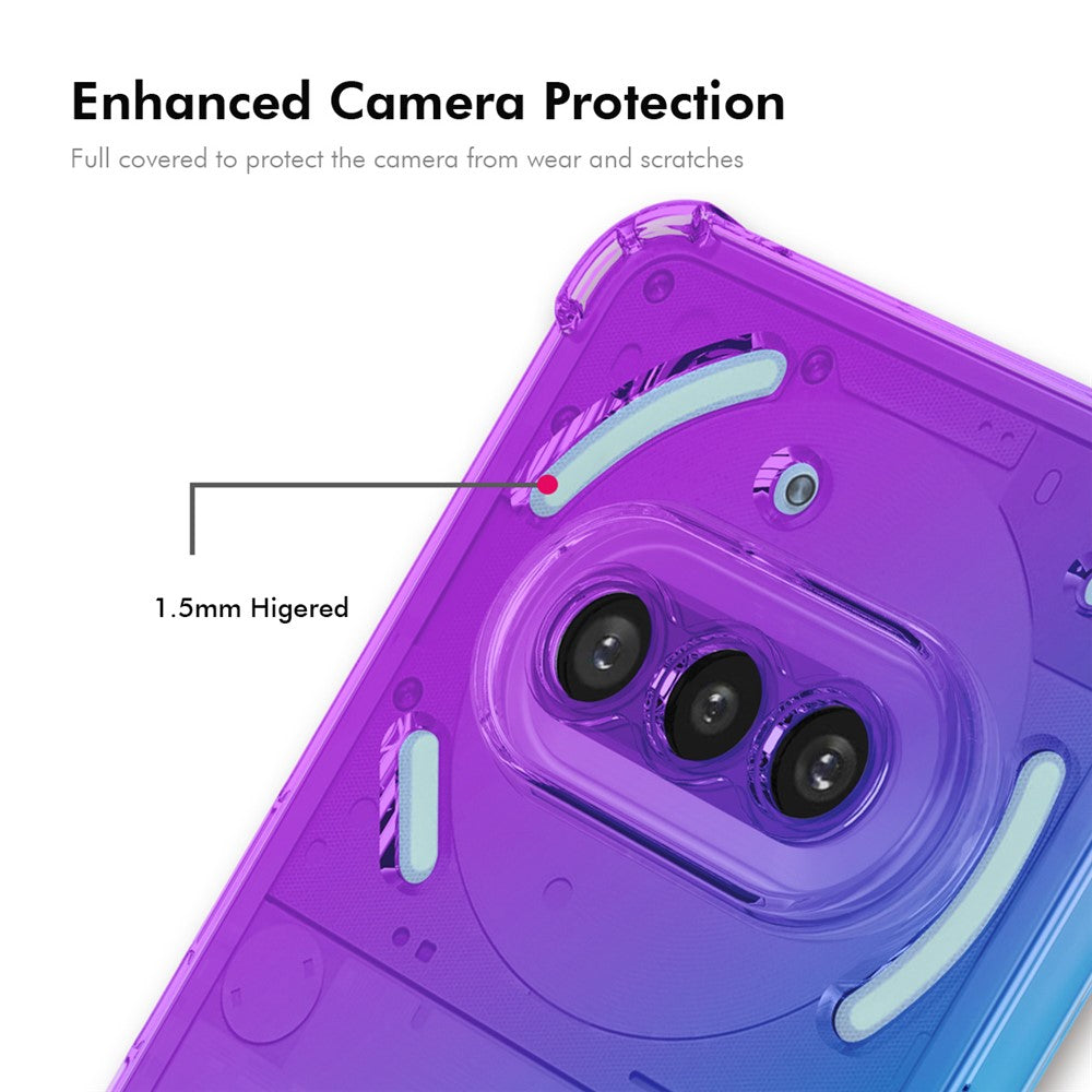 ENKAY For Nothing Phone (3a) TPU Case  Thickened Four Corner Drop-proof Phone Back Cover