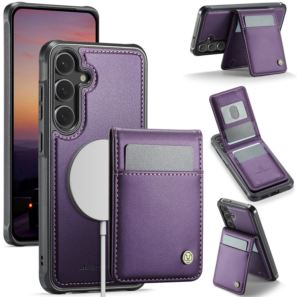 Galaxy S23 FE Leder-Hülle mit Kartenfach & RFID-Schutz – MagSafe kompatibel