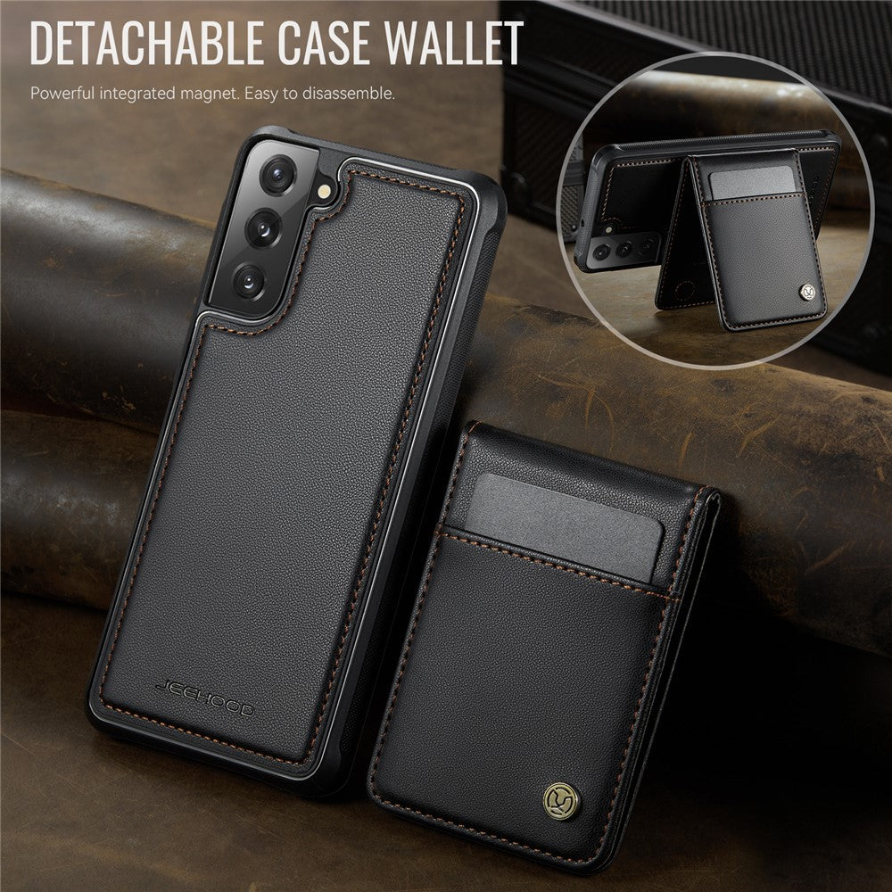 Galaxy S22 5G Leder-Hülle mit Kartenfach & RFID-Schutz – MagSafe kompatibel