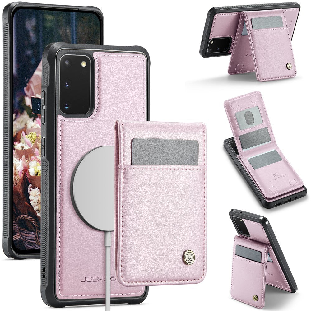 Galaxy S20 5G Leder-Hülle mit Kartenfach & RFID-Schutz – MagSafe kompatibel