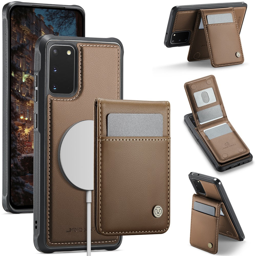 Galaxy S20 FE Leder-Hülle mit Kartenfach & RFID-Schutz – MagSafe kompatibel