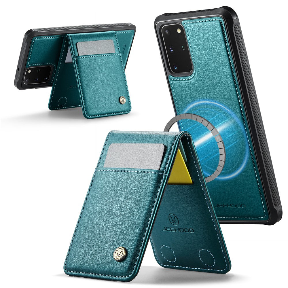 Galaxy S20 Plus 5G Leder-Hülle mit Kartenfach & RFID-Schutz – MagSafe kompatibel