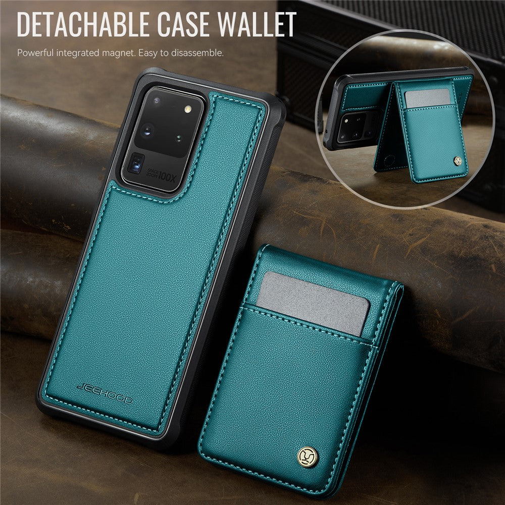 Galaxy S20 Ultra Leder-Hülle mit Kartenfach & RFID-Schutz – MagSafe kompatibel